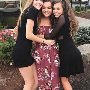 Pink off the shoulder Floral jumpsuit